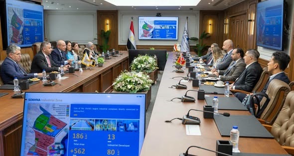 شيخون يستقبل سفير النرويج وممثلي بعض الشركات النرويجية لبحث فرص التعاون في المجالات ذات الاهتمام المشترك