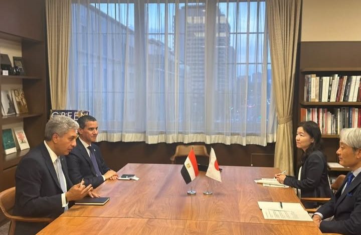 فتحي يلتقي مفوض الشئون الثقافية بالحكومة اليابانية لبحث تعزيز التعاون في السياحة والآثار