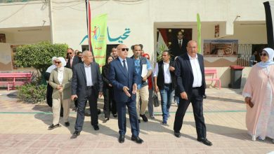 محافظ القاهرة يتفقد مدرسة السيدة نفيسة بمدينة نصر