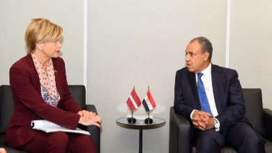وزير الخارجية يلتقي وزيرة خارجية لاتفيا على هامش أعمال الجمعية العامة للأمم المتحدة في نيويورك