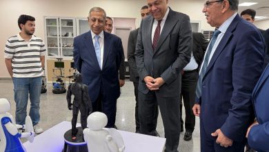 وزير الطيران المدني يتفقد فرع الأكاديمية العربية للعلوم والتكنولوجيا والنقل البحري بالعلمين الجديدة