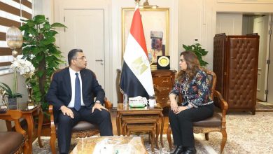 وزيرة التنمية المحلية والبيئة تبحث مع محافظ البحر الأحمر آليات الحفاظ على التنمية الحضارية والسياحية للمحافظة وتحسين الخدمات بها