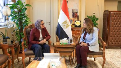 وزيرة التنمية المحلية والبيئة تتابع مع محافظ الوادي الجديد المشروعات التنموية والخدمية والخطة الاستثمارية وملفات التصالح والتقنين