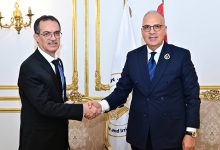 الدكتور سويلم يلتقي وزير الموارد المائية التونسي لبحث تعزيز التعاون المشترك في مجال المياه