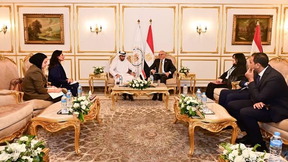 د. سويلم يلتقي مساعد وزير الخارجية الإماراتي لبحث تعزيز التعاون المشترك والاستعداد لمؤتمر الأمم المتحدة للمياه ٢٠٢٦