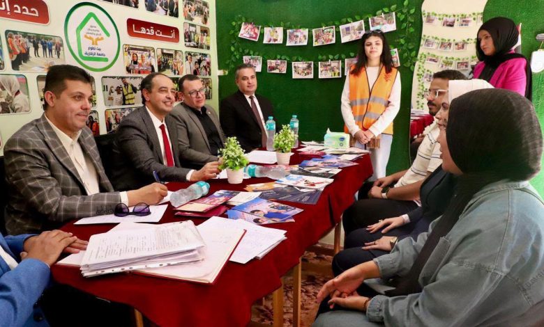 مدير صندوق مكافحة الإدمان يزور بيت التطوع بجامعة الزقازيق