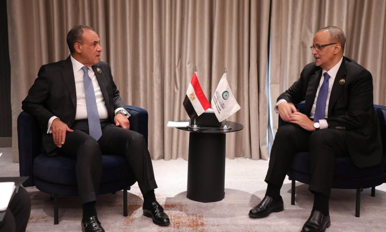 وزير الخارجية يلتقي الأمين العام لمنظمة التعاون الإسلامي