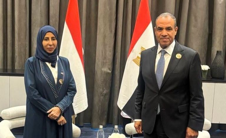 وزير الخارجية يلتقي نظيرته اليمنية ويبحث سبل دعم الاستقرار في اليمن والتطورات الإقليمية