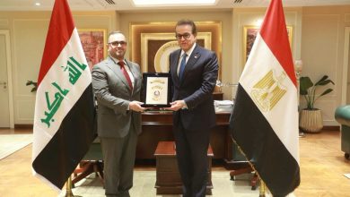 وزير الصحة يبحث مع نظيره العراقي تعزيز التعاون الصحي وتوطين صناعة الأدوية وتبادل الخبرات في تشغيل المستشفيات