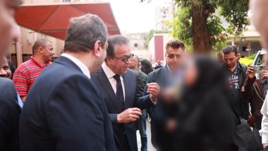 وزير الصحة يتفقد الأقسام المطورة بمعهد الرمد التذكاري ومستشفى الجلاء التعليمي
