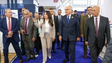 وزيرا الإسكان والري يتفقدان أجنحة الشركات المشاركة ويطلعان على أحدث تكنولوجيات المياه والصرف الصحي